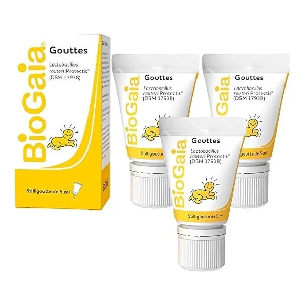 LOT DE 3X BioGaia Gouttes 5ml