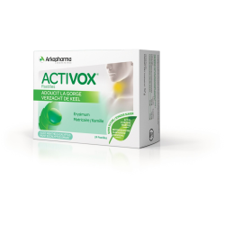 Activox Adoucissant Gorge Menthe-Eucalyptus 24...