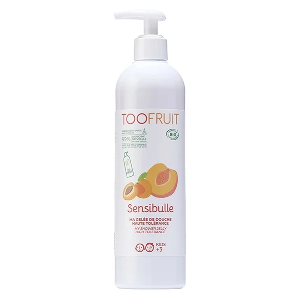 Toofruit Sensibulle Gelée de Douche Abricot & Pêche Enfants Bio - 400 Ml