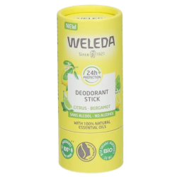 Weleda Déodorant solide 24 H Citrus Bergamote -...