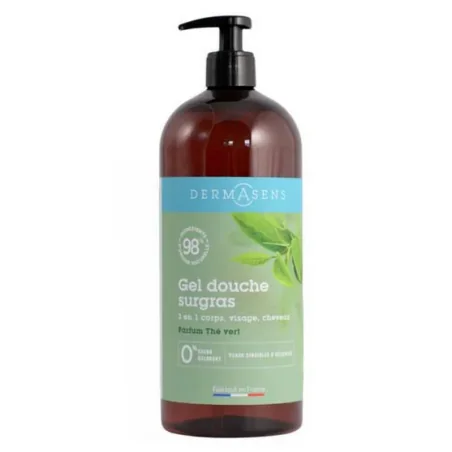 Dermasens Gel Douche Surgras 3 en 1 Thé vert