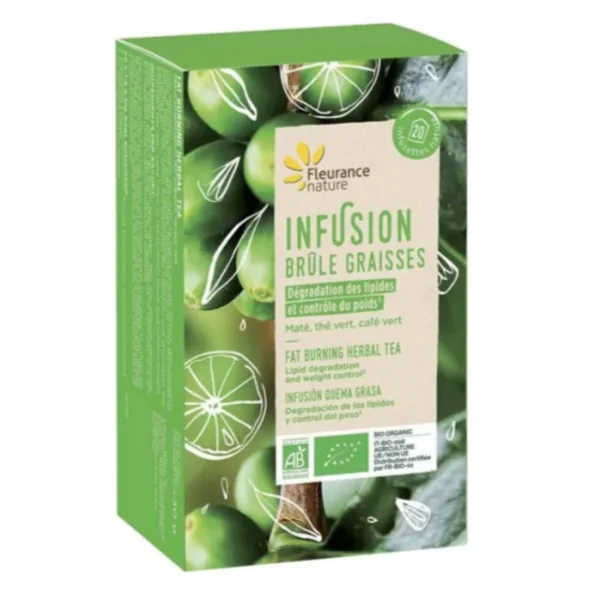 Fleurance Nature Infusion "Brûle Graisses" Bio, 20 pièces