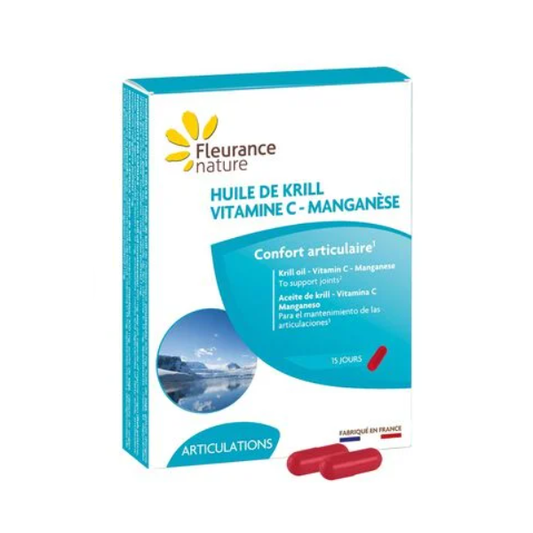 Fleurance nature KRILL (Huile de krill-Vitamine C-Manganèse)