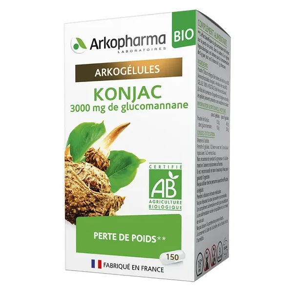 Arkopharma - Arkogélules Konjac 3000 mg 150 Gélules