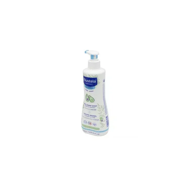 Mustela Lait de toilette sans rinçage à l'avocat bio 500ml