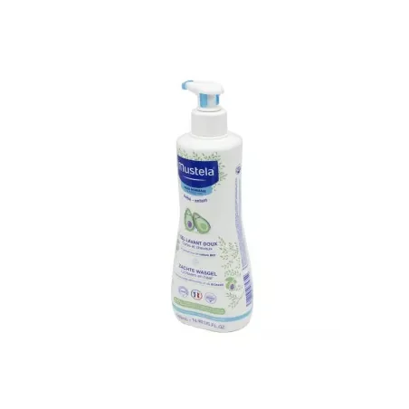 Mustela Lait de toilette sans rinçage à l'avocat bio 500ml