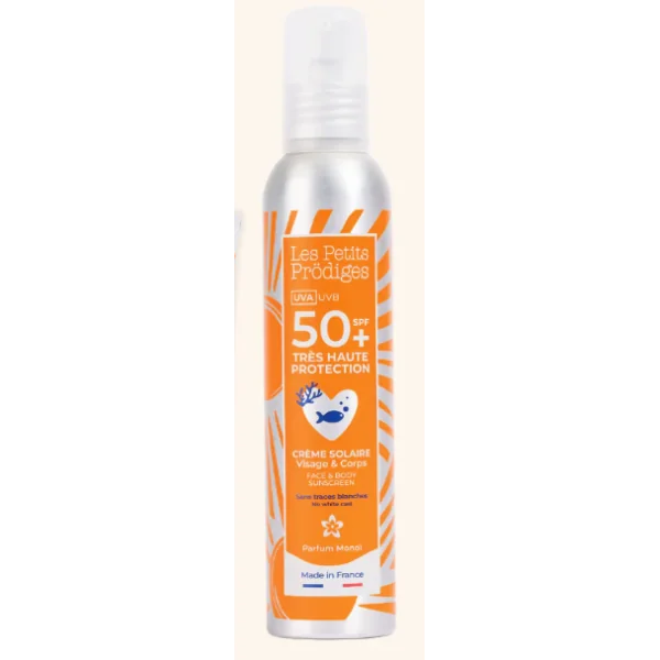 Les petits prodiges La Crème Solaire en spray Visage & Corps SPF 50+ 100ML