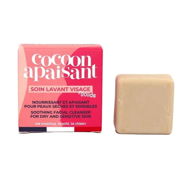 Soin Lavant Visage Solide cocoon apaisant 28 ml