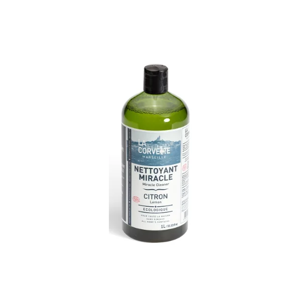 La Corvette Nettoyant miracle Citron – 1L – ECOCERT Ecodétergent