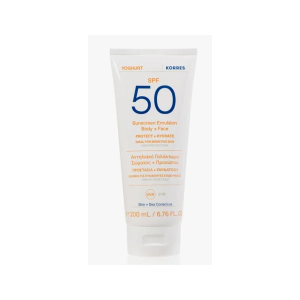 Korres Yoghurt solaire SPF 50 200ml