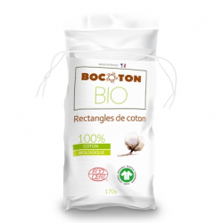 Bocoton Rectangles de Coton Bio 170 pièces