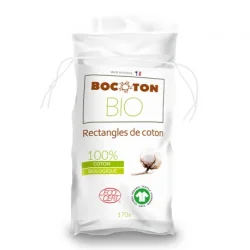 Bocoton Rectangles de Coton Bio 170 pièces