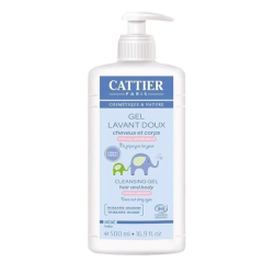 Cattier Gel Lavant Doux Bébé - 500 ml