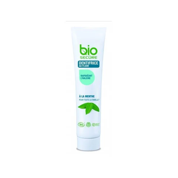 Bio secure dentifrice fluor menthe tube 75ml