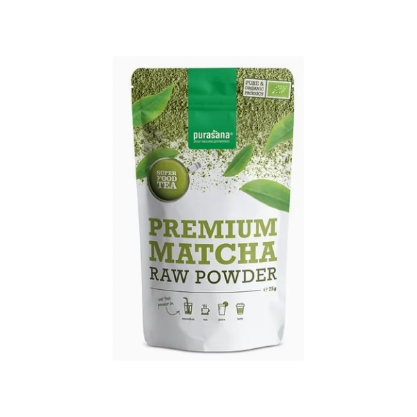 Purasana Vegan premium matcha sachet de 75 gr