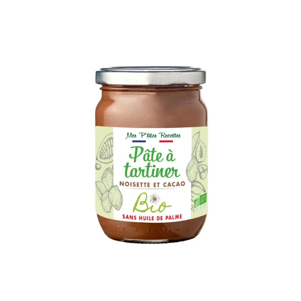 Mes P'tites recettes Pate a tartiner noisette et cacao 280g bio Pâte a tartiner noisette et cacao 280g bio