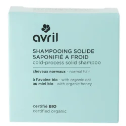 Avril Shampoing Solide Saponifié à Froid Cheveux Normaux - 100 GR