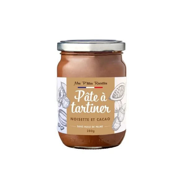 Mes P'tites recettes Pâte a tartiner noisette et cacao 280g bio