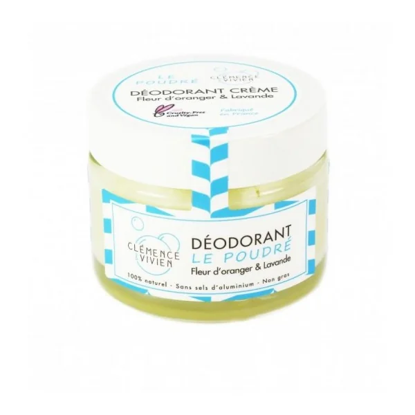 Clémence&Vivien déodorant crème Fleur d'oranger & lavande