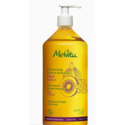 Melvita  Shampoing Douche Extra-Doux Figue Et...