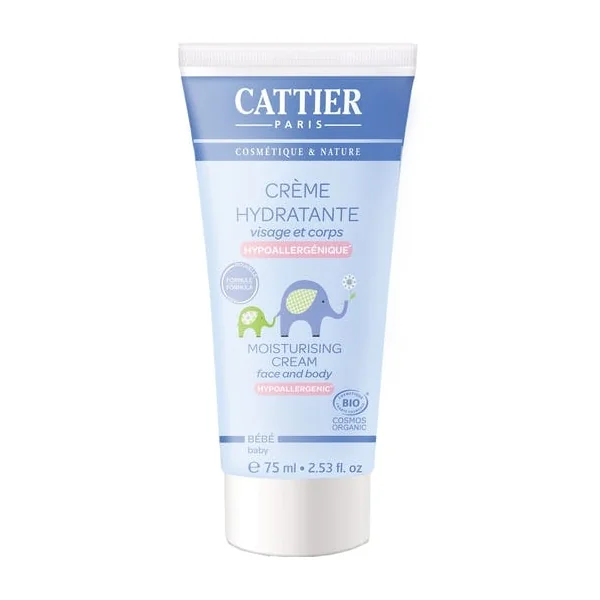 Cattier Bébé Crème Hydratante Bio 75ml