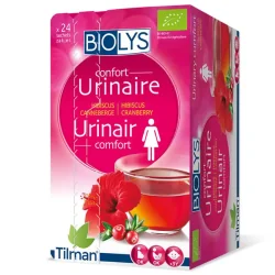 Biolys Hibiscus Canneberge Confort Urinaire 24 sachets