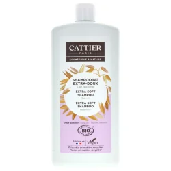 Cattier Shampooing Extra Doux Lait d'Avoine 1L