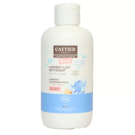 Cattier Liniment Lait Nettoyant Sans parfum pour le change 200ML