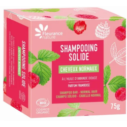 Fleurance Nature Shampooing solide Cheveux normaux Amande douce framboise