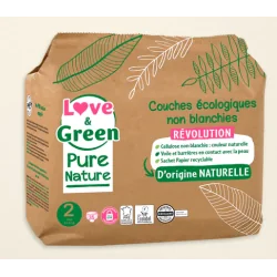 Love & Green Pur Nature Couche Ecologiques...