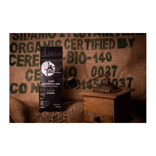 Les Torréfacteurs Normands Café Grain Guatemala Bio et Équitable - 250 GR