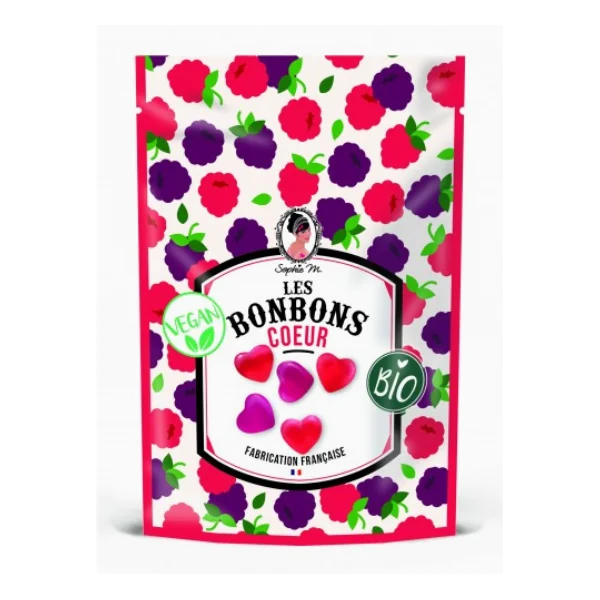 Tasty BONBONS BIO COEUR 80g