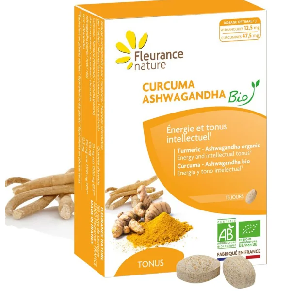 Fleurance Nature Curcuma Ashwagandha Bio 15jours