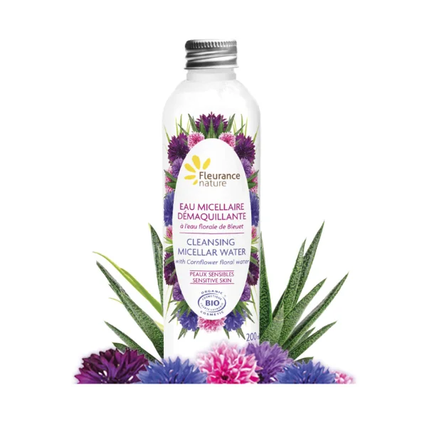 Fleurance Nature Eau Micellaire Démaquillante à l'eau florale de Bleuet 400ML