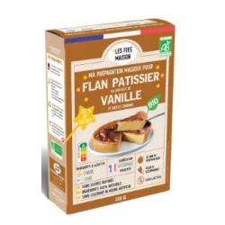 Les Fées Maisons Préparation Bio Pour Flan Pâtissier Vanille et Caramel