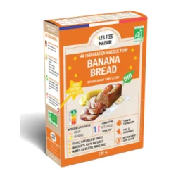 Les Fées Maisons Préparation Bio pour Banana Bread (Naturellement sans Gluten)