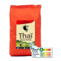 Autour du Riz Riz Bio thaï demi-complet équitable 2 kg