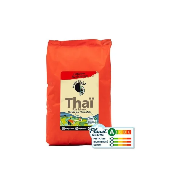 Autour du Riz Riz Bio thaï blanc équitable 500g