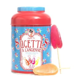 Tasty Sucettes À L'ancienne dans boîte métallique