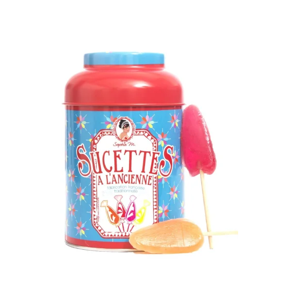 Tasty Sucettes À L'ancienne dans boîte métallique