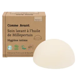 Comme Avant Soin lavant intime solide à l’huile de Millepertuis 50g