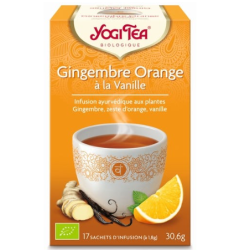 Yogi Tea Gingembre Orange Vanille - 17 sachets