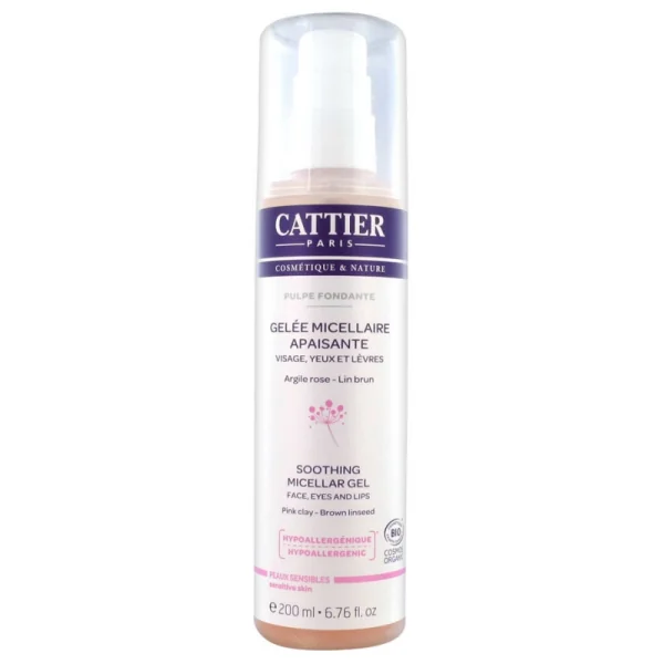 CATTIER Gelée Micellaire Apaisante Bio 200ML