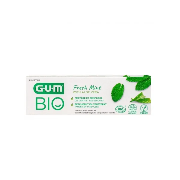 Gum Dentifrice Menthe Fraiche Bio 75ml