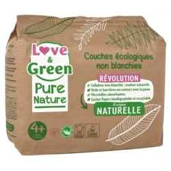 Love & Green Pure Nature Taille 4+ Maxi (9 à 20...