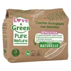 Love & Green Pure Nature Taille 3 Midi (4 à 9...