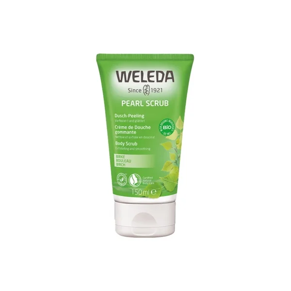 Weleda Crème de Douche Gommante au Bouleau "Pearl Scrub", 150 ml