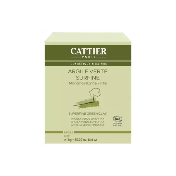 Cattier Argile Verte Surfine 1 Kg