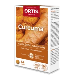 Ortis Curcuma 54 Comprimés