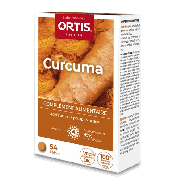 Ortis Curcuma 54 Comprimés